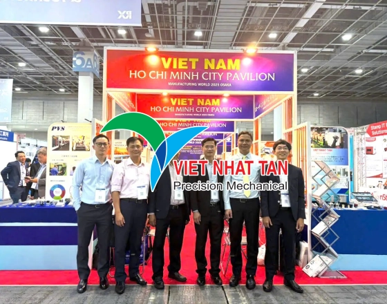 VIỆT NHẬT TÂN – DẤU ẤN CƠ KHÍ CHÍNH XÁC VIỆT NAM TẠI TRIỂN LÃM M-TECH OSAKA 2025